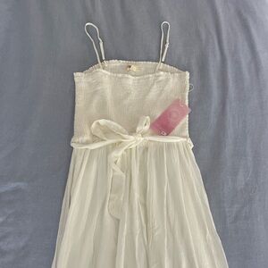Elegant Cream Maxi Dress